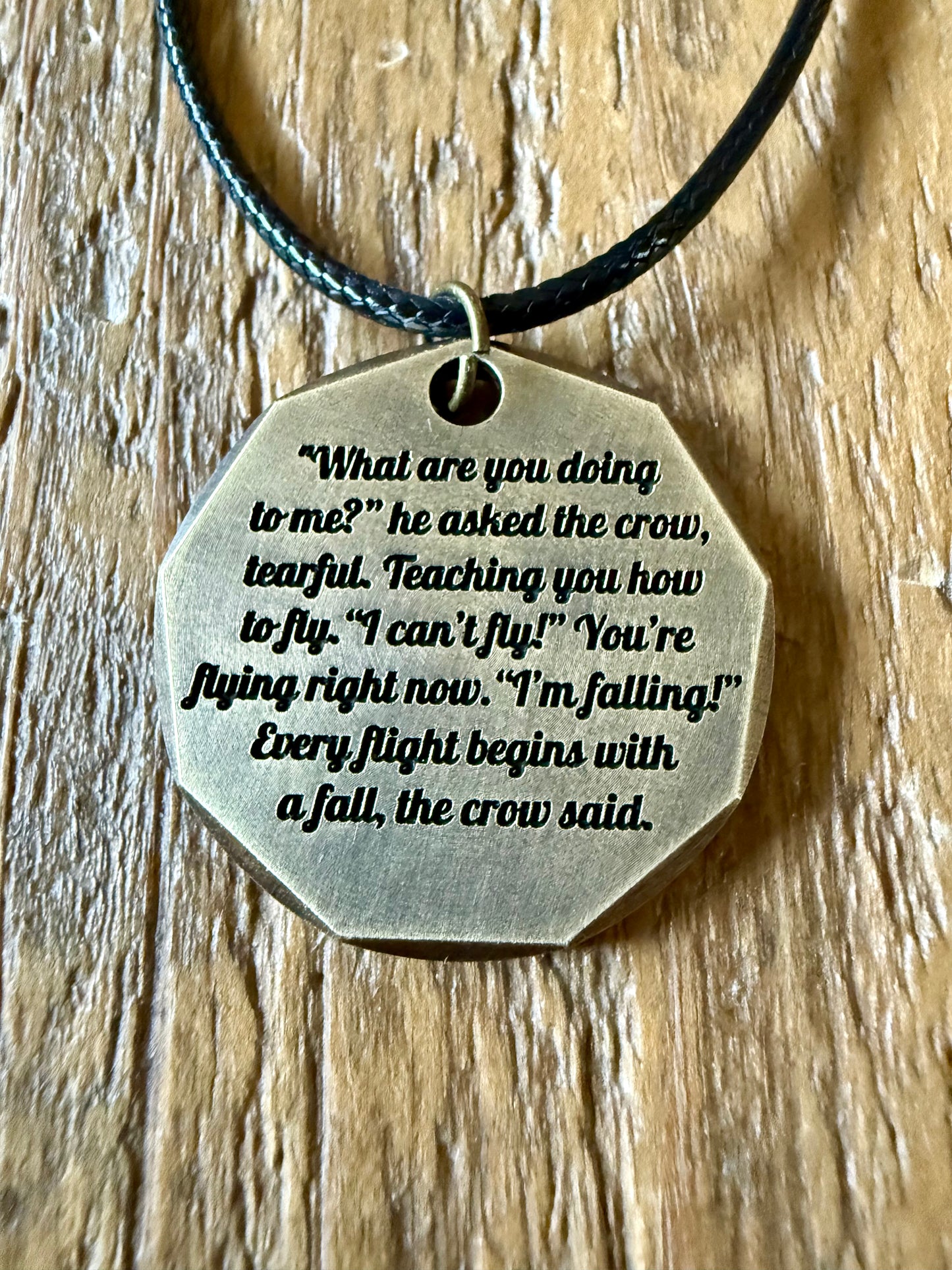 Crow Fall Pendant
