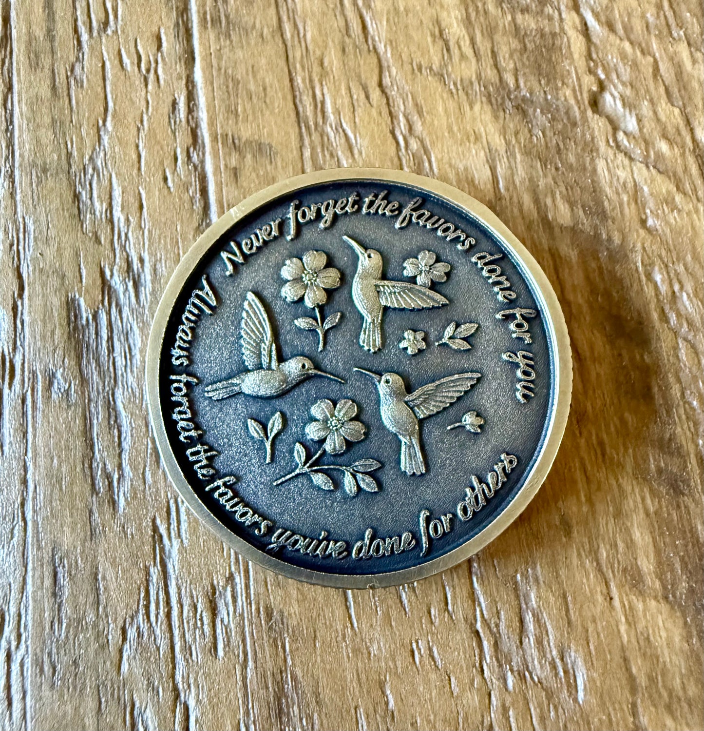 Give a favor/Get a favor Coin