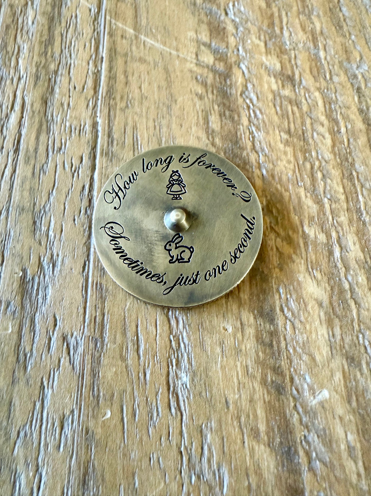 The White Rabbit Spinner Coin