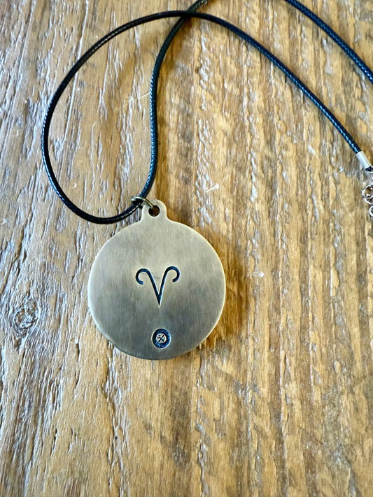 Aries Zodiac Pendant