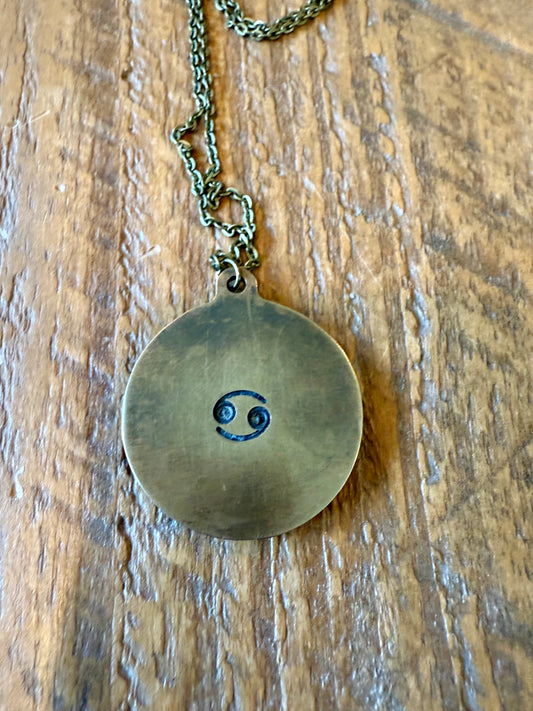 Cancer Zodiac Pendant