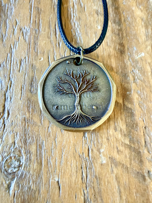 Tree & Crow Pendant