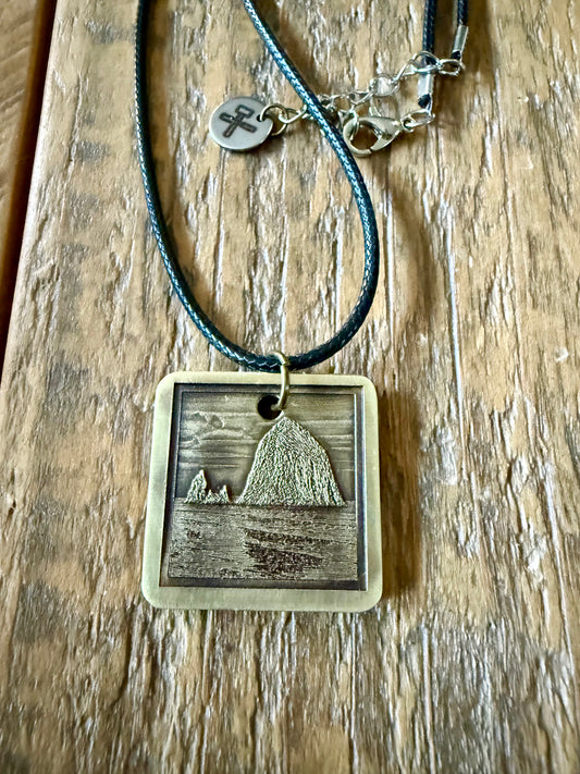 Reversible Oregon Icons Pendant