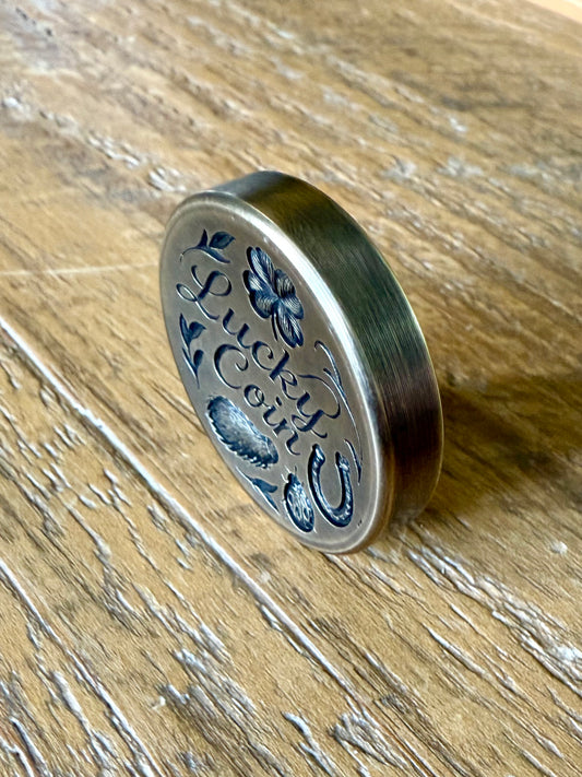 Curved Luck Coin