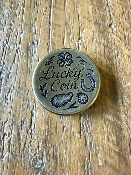 Curved Luck Coin