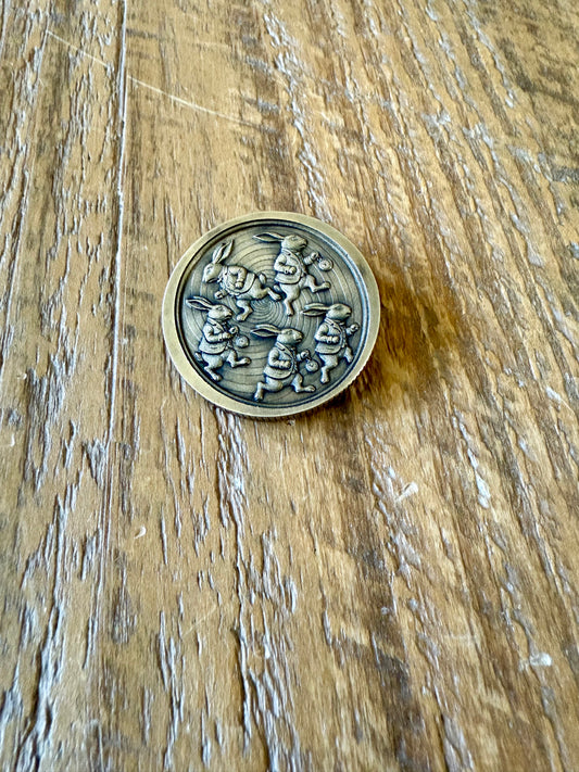 The White Rabbit Spinner Coin