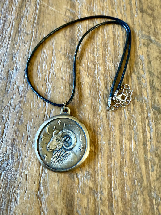 Aries Zodiac Pendant